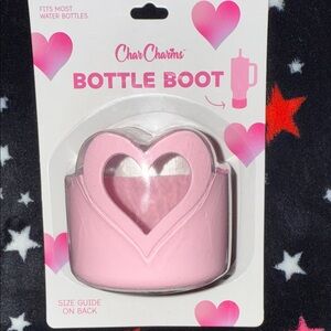 Target Valentines Stanley Water Bottle Boot . Brand new!! Char charms
